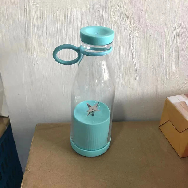 Mini Fast Juice Juicer Fresh Fruits Mixer Smoothie Bottle Handheld 6-blade USB Rechargeable Multifunctional Fruit Blender