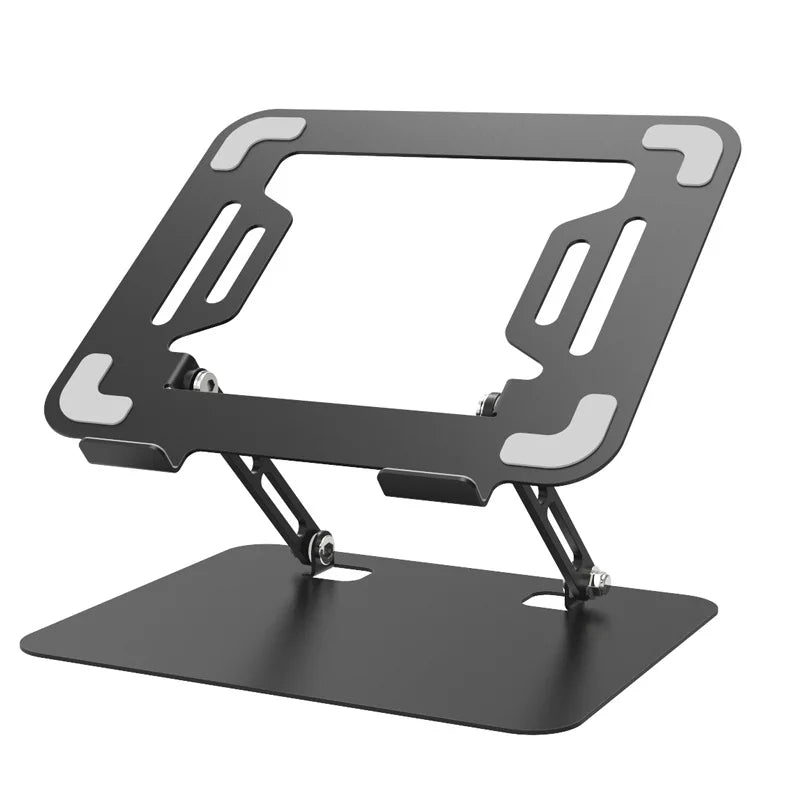 360 Degree Rotatable Carbon Steel Laptop Folding Portable Stand Tablet Desktop Lift Heightening Heat Dissipation Portable Stand