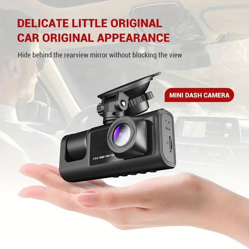 A22 1080P DVR Car Recorder 2-inch Screen Front and Rear Cameras Car Recorder 32G/64g Supports Night Vision Loop