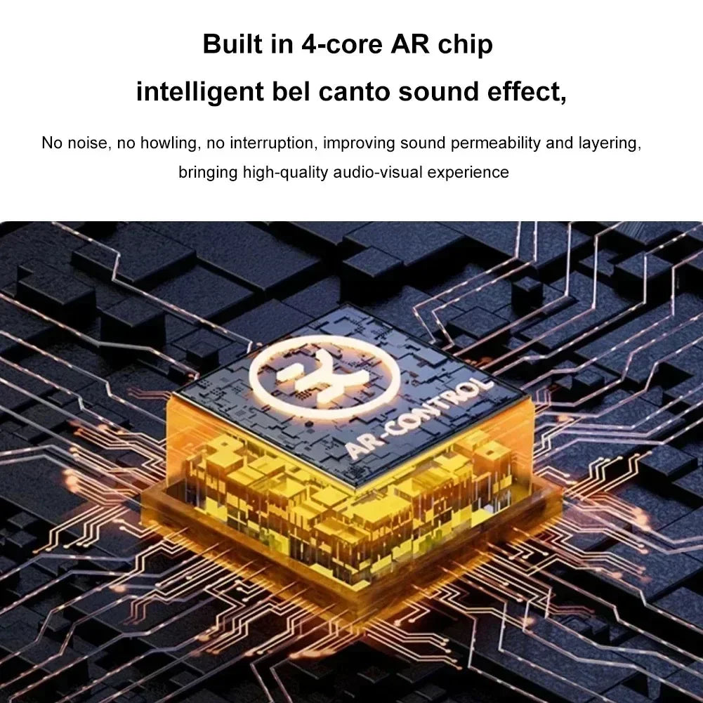 Bluetooth K12 Karaoke Machine Portable 5.3 PA Speaker System with Single Dual  Wireless Mic Home Family Singing Children's Gifts