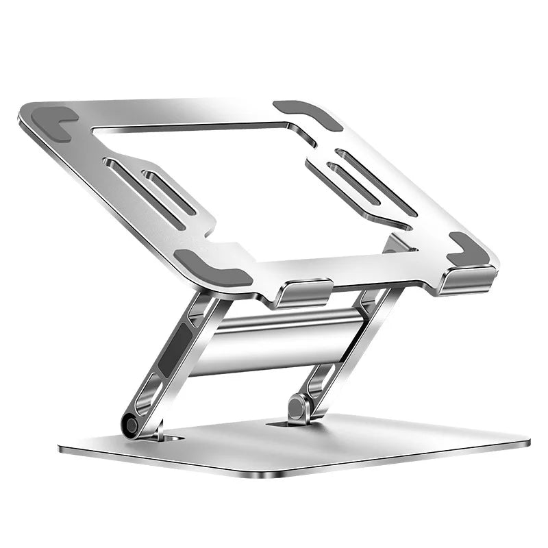 360 Degree Rotatable Carbon Steel Laptop Folding Portable Stand Tablet Desktop Lift Heightening Heat Dissipation Portable Stand