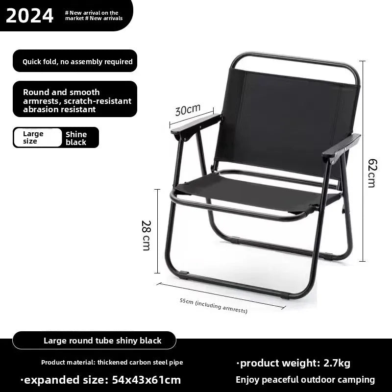 Outdoor folding chair Kermit chair camping fishing stool beach chair folding portable stool table and chair