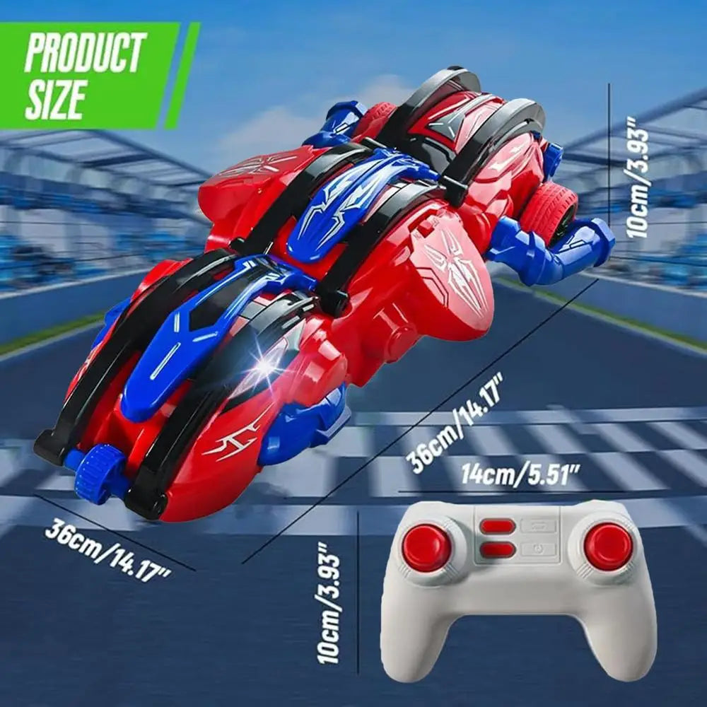 Remote Control Car For Boys RC Car 2.4Ghz Race Car Toy 360 Rolling Lights RC Stunt Car Boys Toys High Speed Remote Controlled