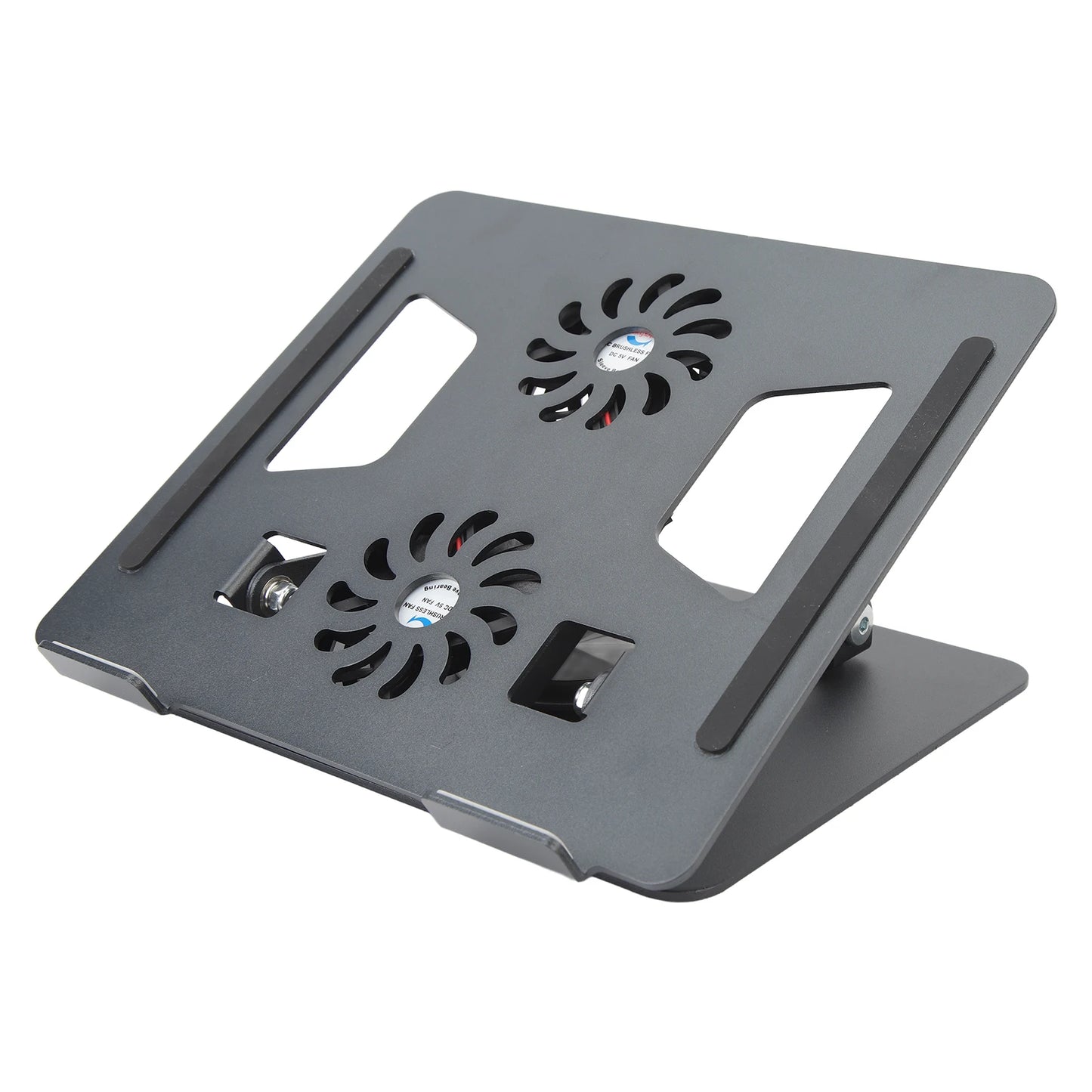 Laptop Stand Laptop Holder Aluminium Alloy Cooling Fan Design Rotatable Hollowed Out Foldable Portable for 11 To 17.3in Device