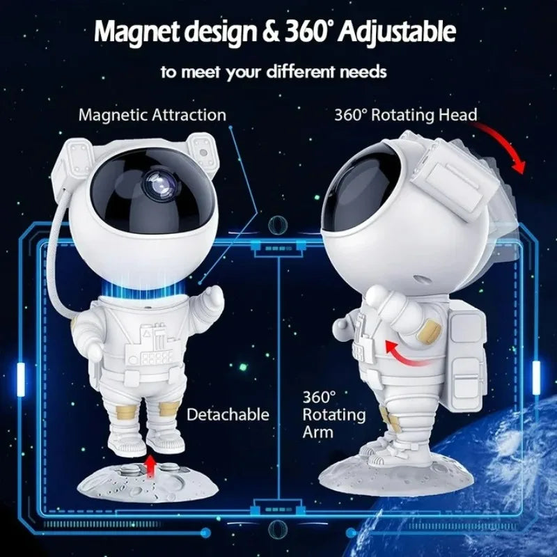Astronaut Galaxy Star Projector Starry Sky Night Light Astronaut Projector with Remote Control