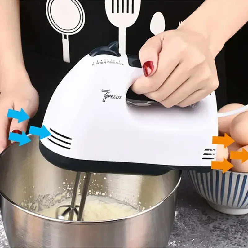 AQfor Convenient handheld automatic egg beater, household baking electric cake machine, baking small cream beater