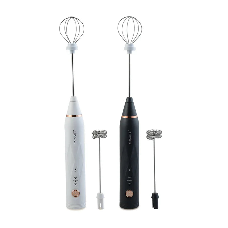 SOKANY201A Handheld Electric Eggbeater Home Cooking Machine Portable Coffee Mixer Small Appliance for Kitchen