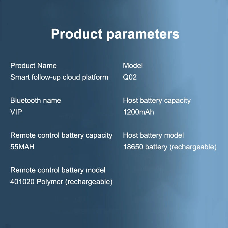 360° Rotation Gimbal Stabilizer AI Auto Face Tracking Phone Holder Desktop Tracking Gimbal With Remote For Live Vloging Video