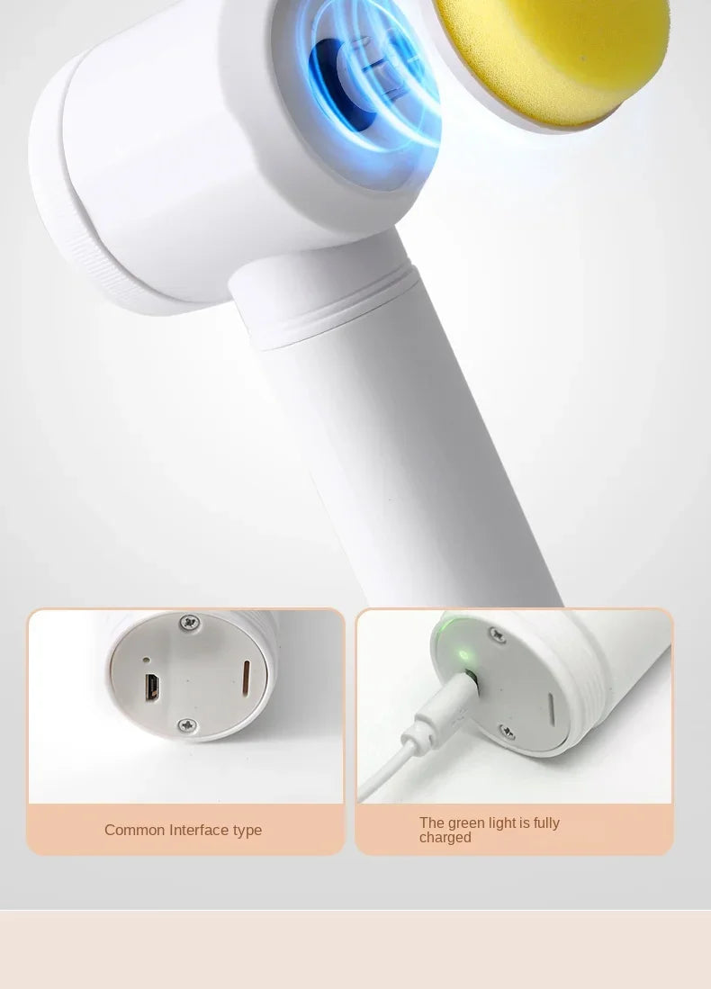 Wireless Electric Cleaning Brush Household Kitchen Dishwashing Brush Bathtub Tile Cleaning Brush Window Washer Robot Glass Wiper