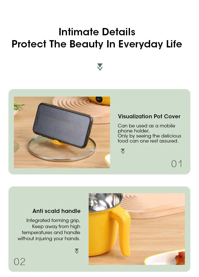 Mini Electric Cooking Machine Hot Pot Non-stick Cooking 1-2 People Single Household Pan Multifunction Electric Cooker for Home