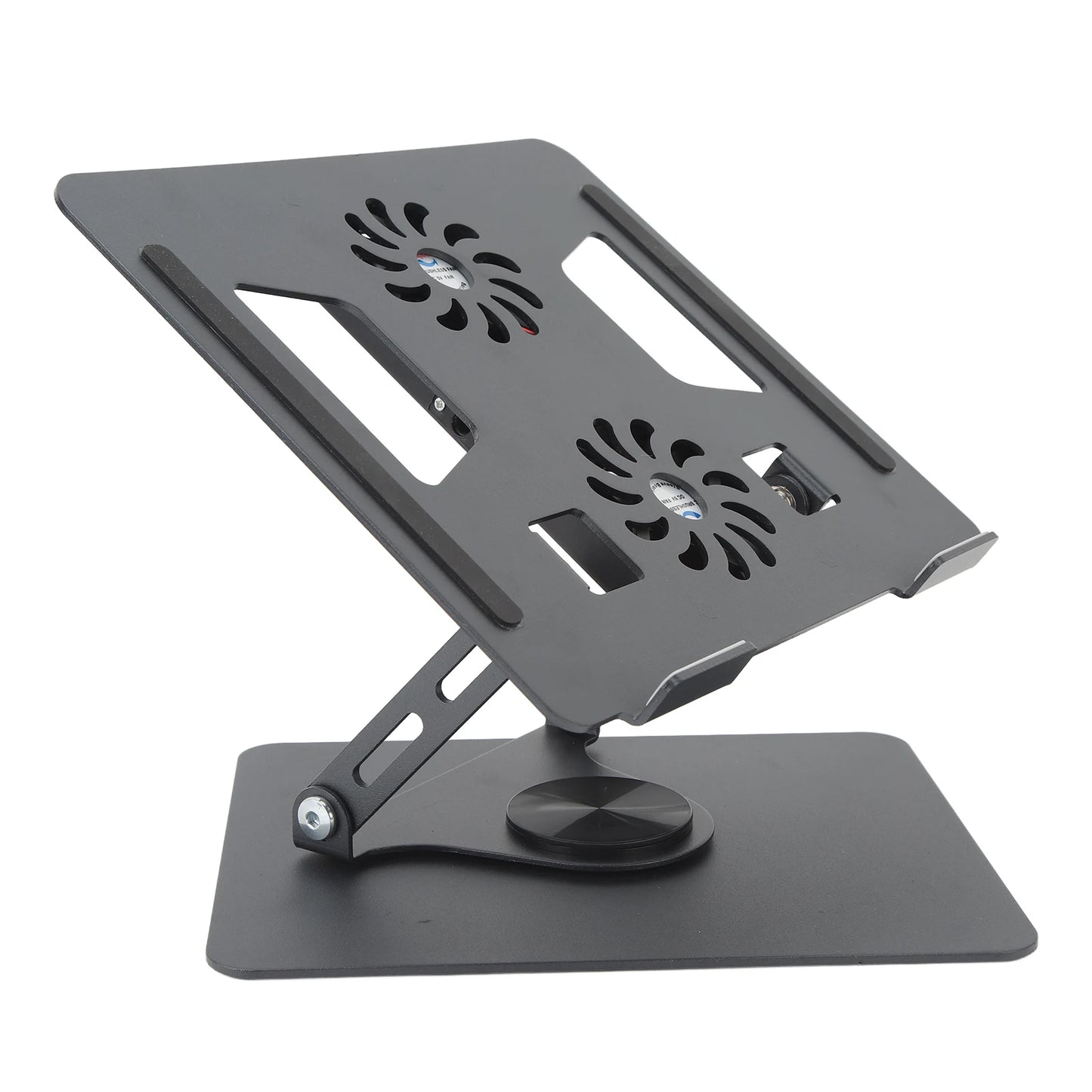 Laptop Stand Laptop Holder Aluminium Alloy Cooling Fan Design Rotatable Hollowed Out Foldable Portable for 11 To 17.3in Device
