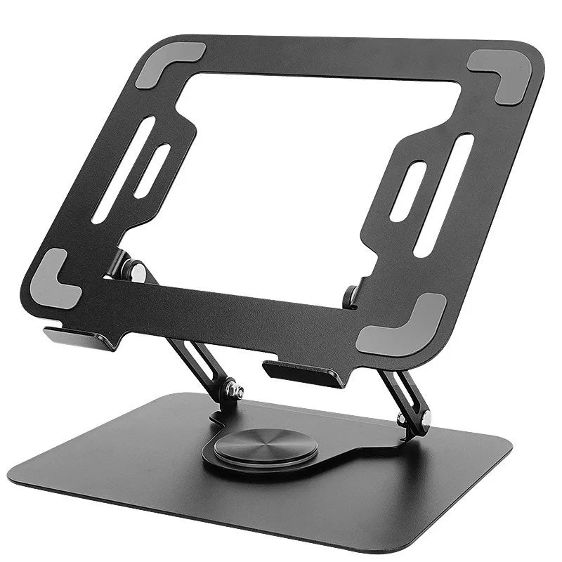 360 Degree Rotatable Carbon Steel Laptop Folding Portable Stand Tablet Desktop Lift Heightening Heat Dissipation Portable Stand