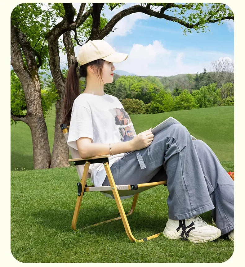 Outdoor folding chair Kermit chair camping fishing stool beach chair folding portable stool table and chair