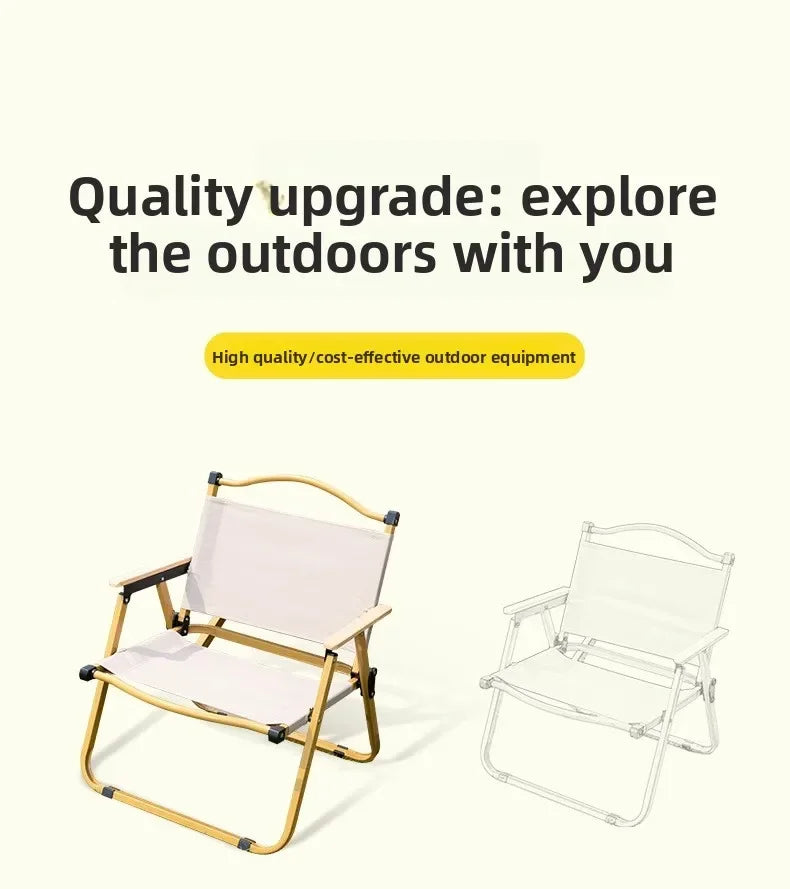 Outdoor folding chair Kermit chair camping fishing stool beach chair folding portable stool table and chair