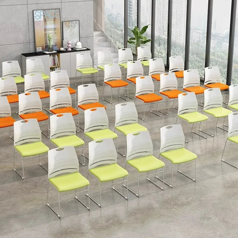Training Conference Chair Simple Staff Office Negotiation Table Armless Back Meeting Room Office