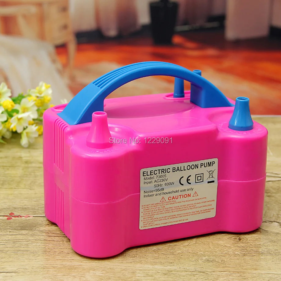 Portable mini balloon electric pump air inflator with US EU UK AU BR plug
