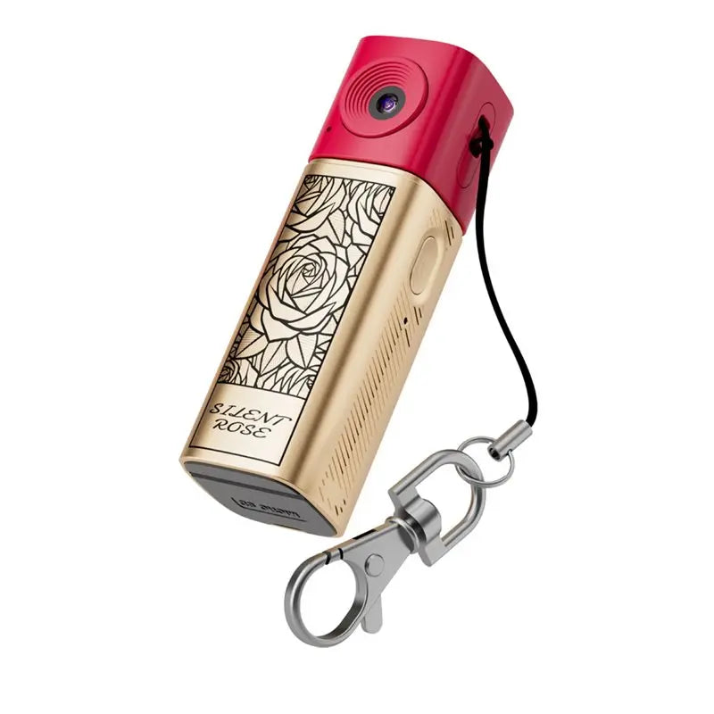 JABS-Thumb Camera 2K HD Mini Keychain Recorder Portable Autofocus 230° Video Recorder Lipstick Pocket Camcorder