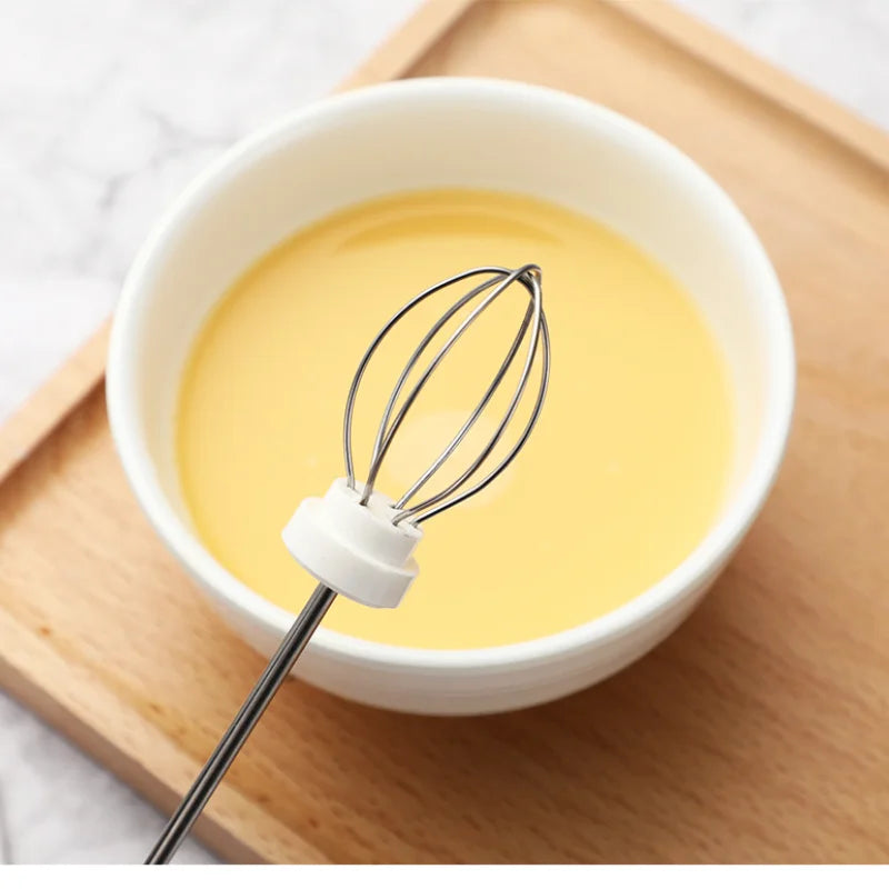 Portable Milk Frother USB Rechargeable Handheld Blender Foamer High Speeds Drink Maker Whisk Mixer For Coffee Cappuccino Cream