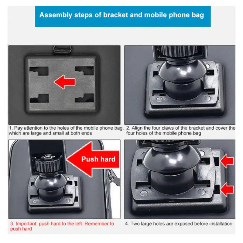 Bicycle Handlebar Stand Waterproof Bike Phone Holder Wall Electric Motorcycle Handlebar Mount Bag Bracket Rack Bike Accessories