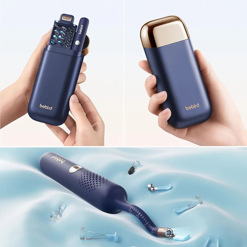 Bebird EarSight Plus Visual Earpick Ear Spoon Bendable & Affordable All-in-1 Ear Rod  with 6 LED Lights 1000W Camera Clean Ear